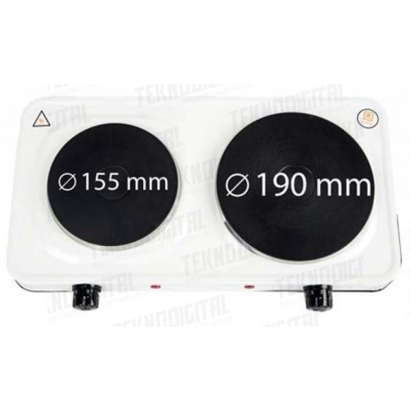 FORNELLO ELETTRICO A 2...