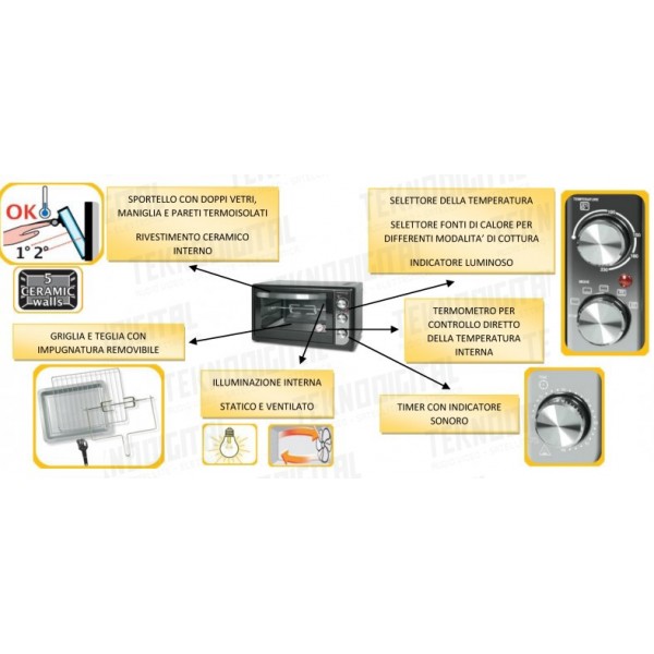 FORNO ELETTRICO STATICO E...