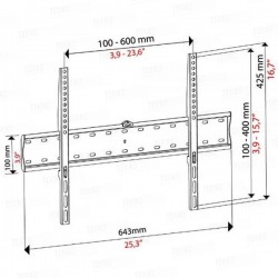 SUPPORTO TV IN FERRO...
