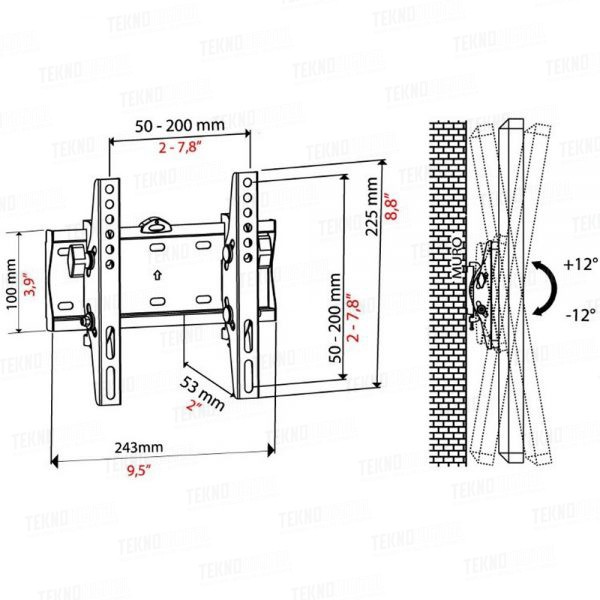 SUPPORTO TV IN FERRO...
