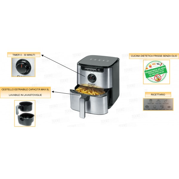 FRIGGITRICE AD ARIA 5 LT....