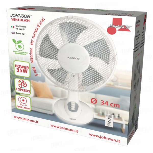 VENTILATORE DA TAVOLO 35W...