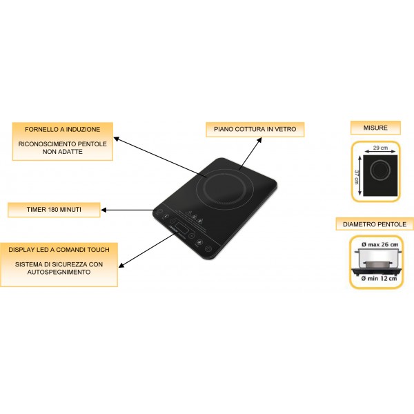 PIASTRA A INDUZIONE SINGOLA...